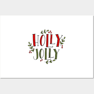 holly jolly Posters and Art